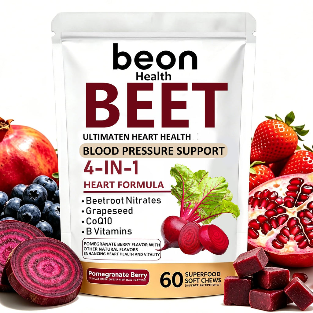 60 Count Beet Chews Supplement with 500mg I28922