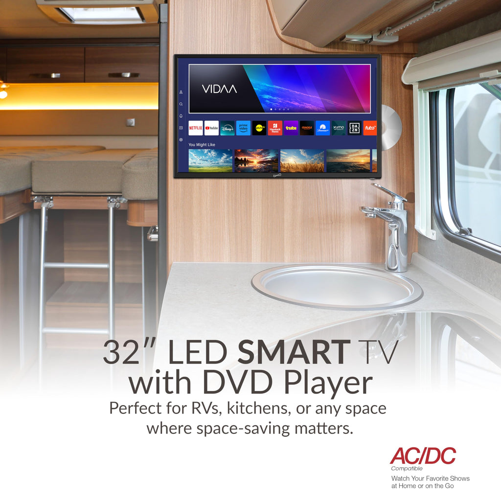 32-inch LED Smart HDTV with DVD Player O760
