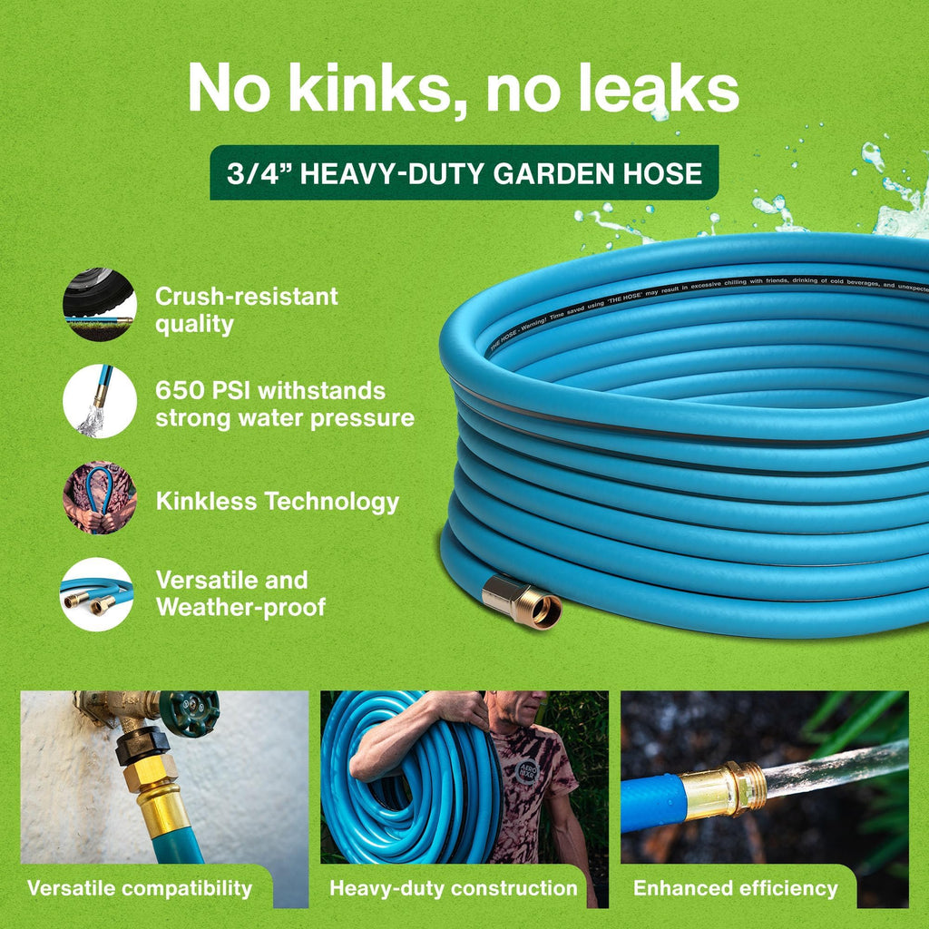 3/4 Inch 100 Ft Heavy Duty Garden Hose P367
