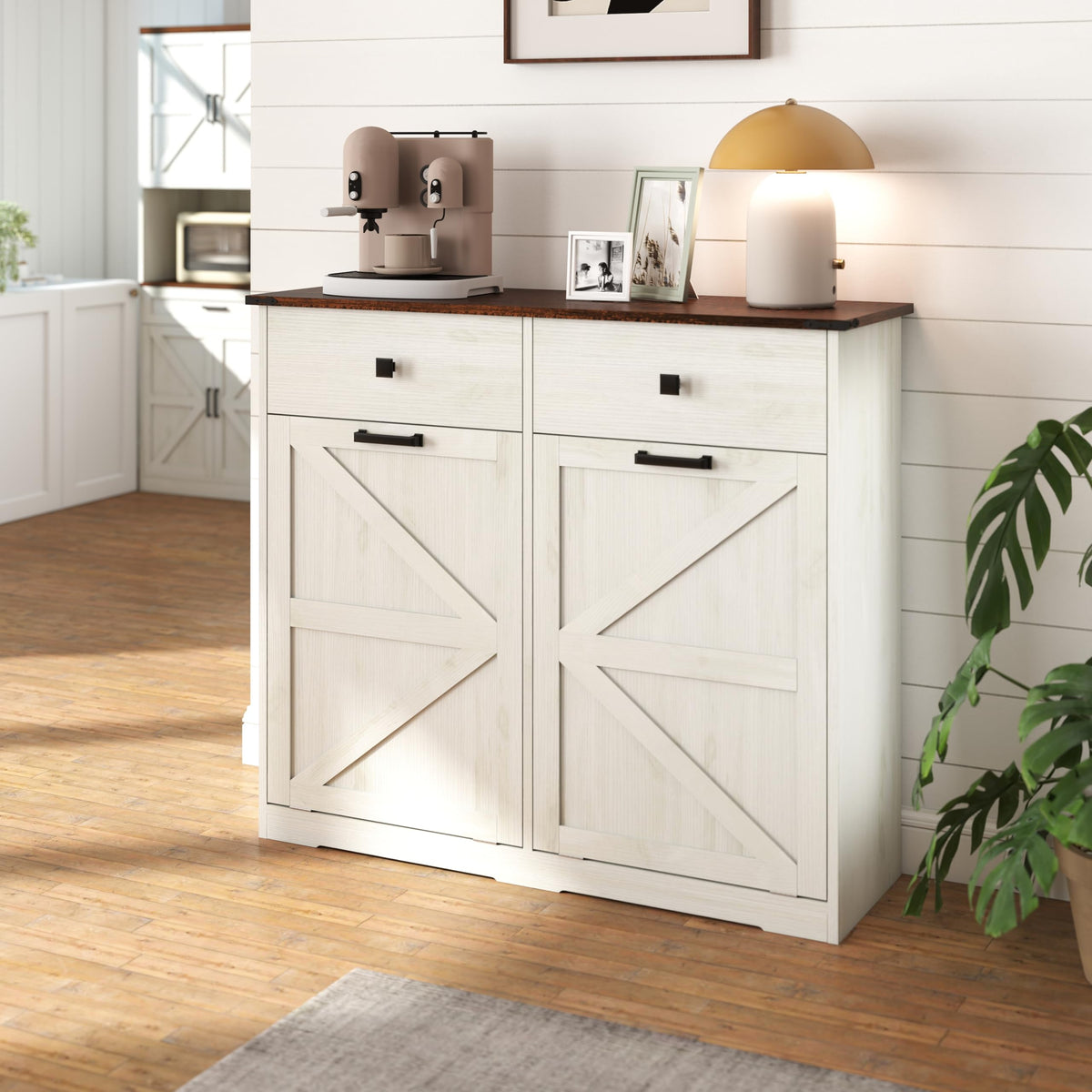 39" Double Tilt-Out Trash Cabinet for 20 Gallon Cans X819460