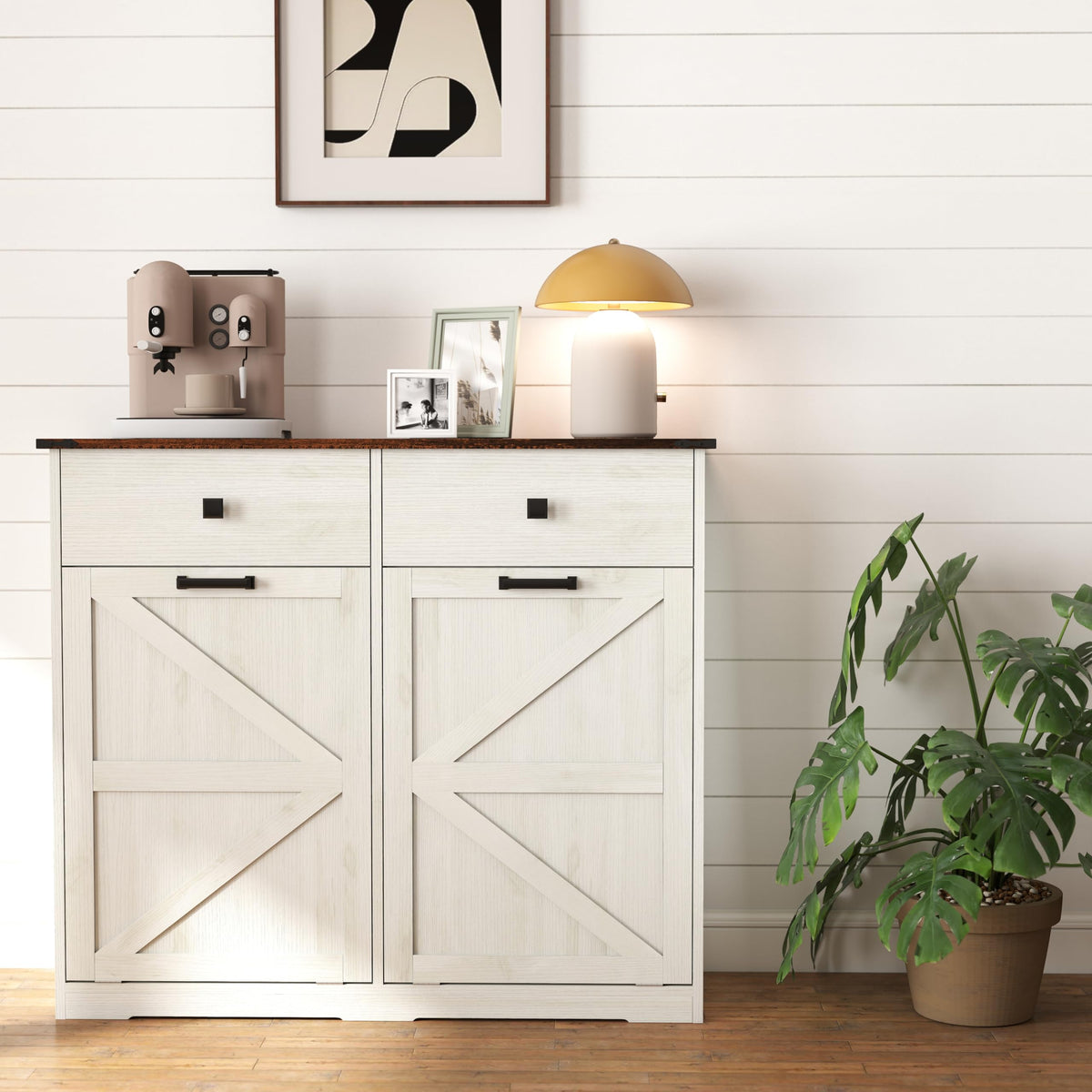 39" Double Tilt-Out Trash Cabinet for 20 Gallon Cans X819460