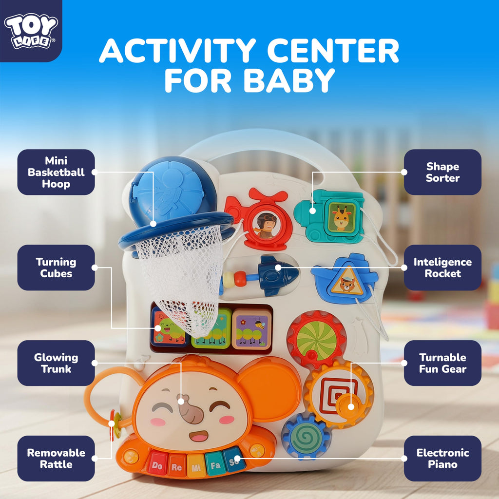 3-in-1 Baby Push Walker & Activity Center G709