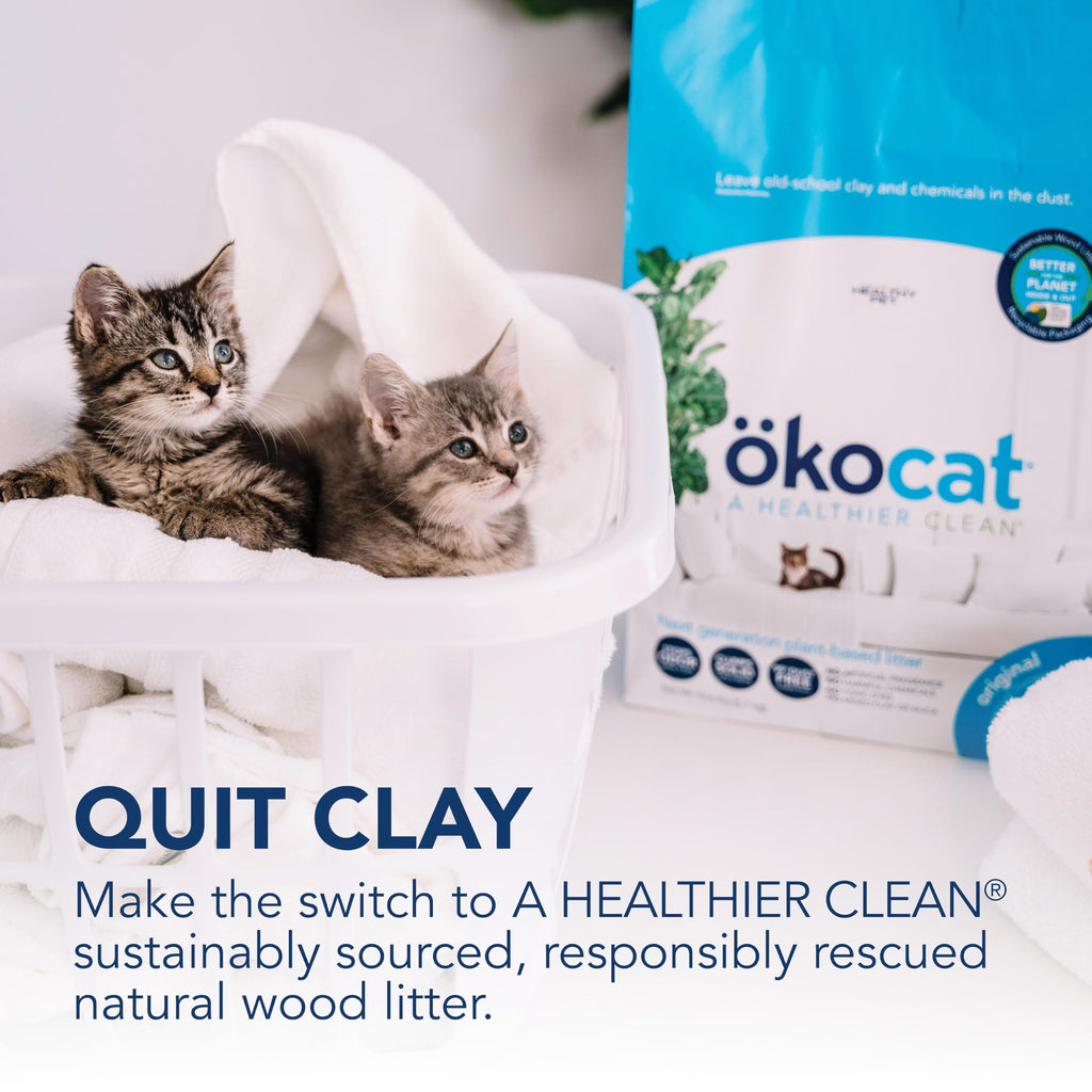 Natural Wood Clumping Cat Litter 16.6 lbs O48974