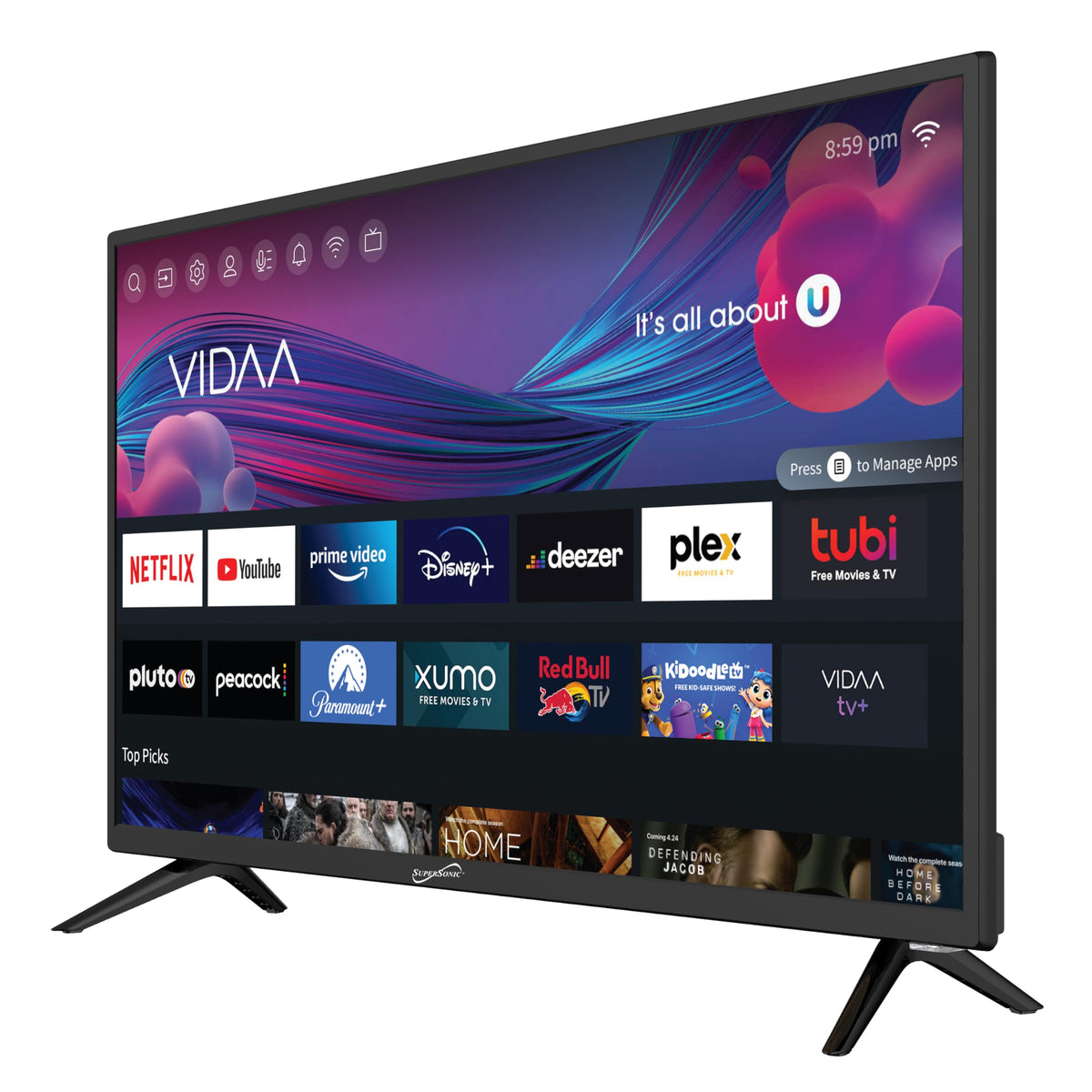 32-inch LED Smart HDTV with DVD Player O760