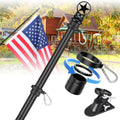 5ft Tangle-Free Stainless Steel Flag Pole Kit K9648