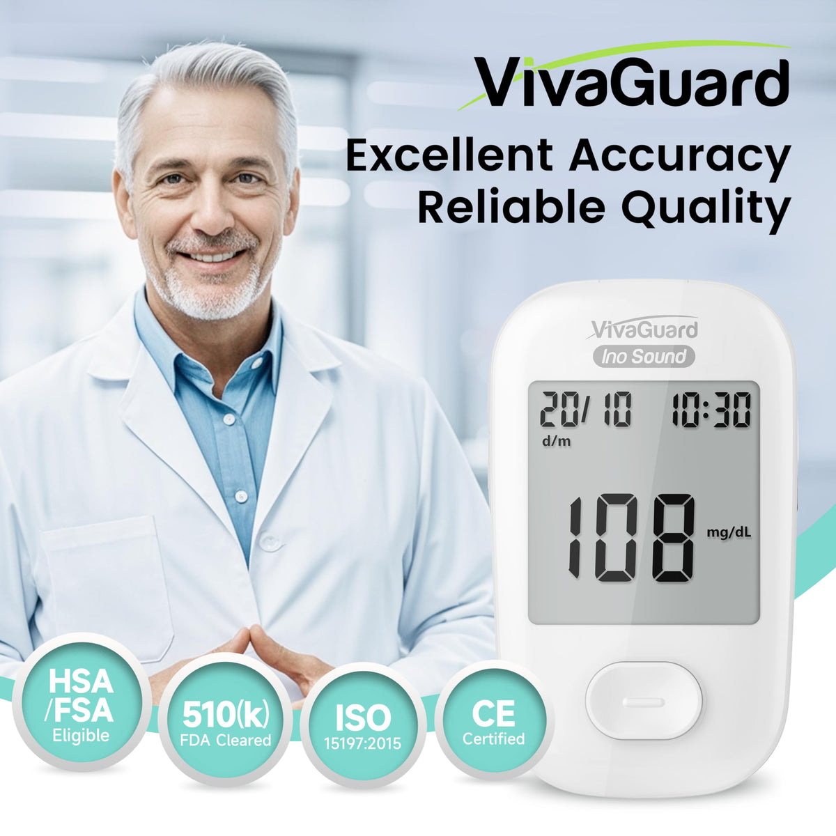 Talking Blood Glucose Monitor Kit A446
