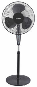 White 16-Inch Oscillating Stand Fan with Remote G221