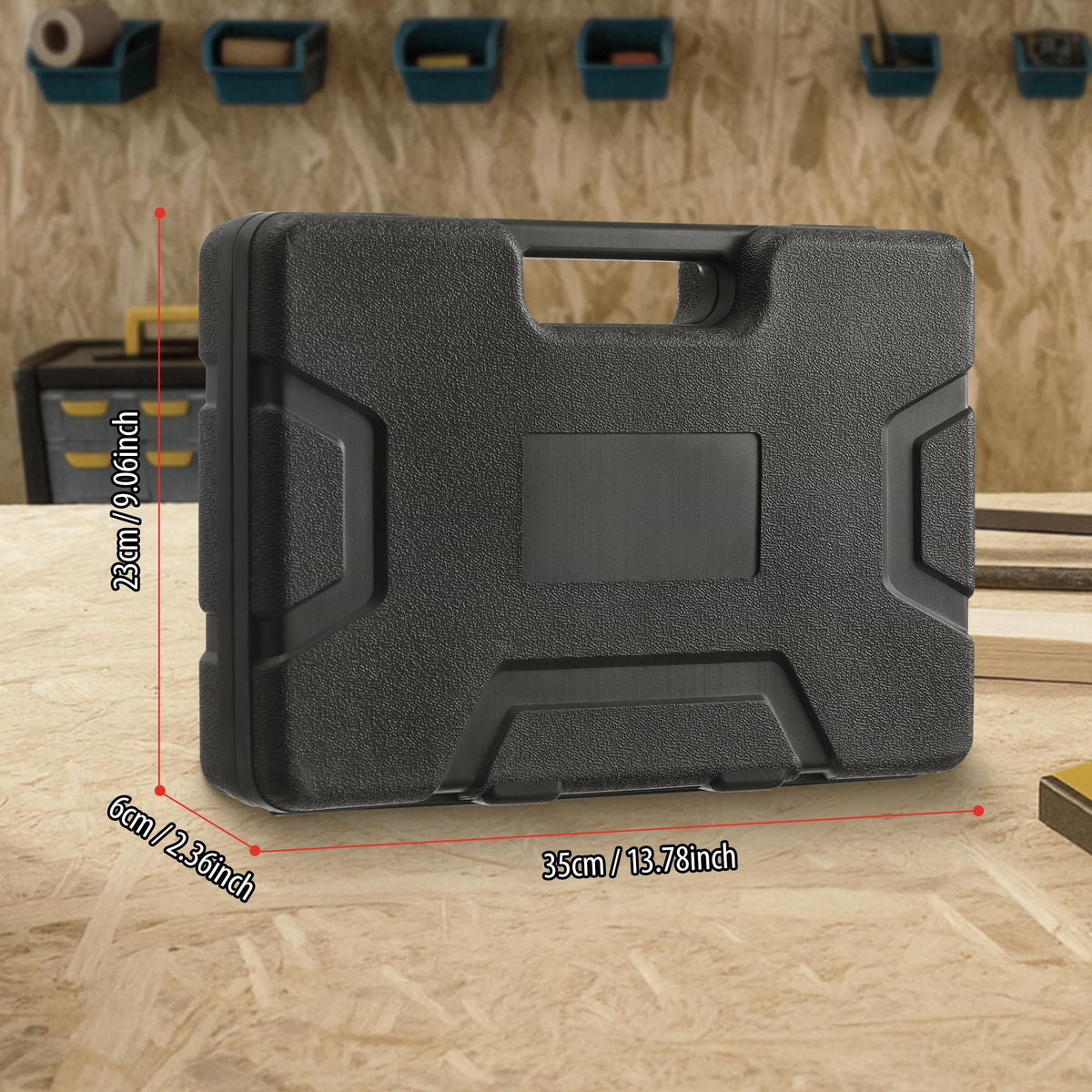146-Piece Household Tool Kit with Storage ToolBox T1936