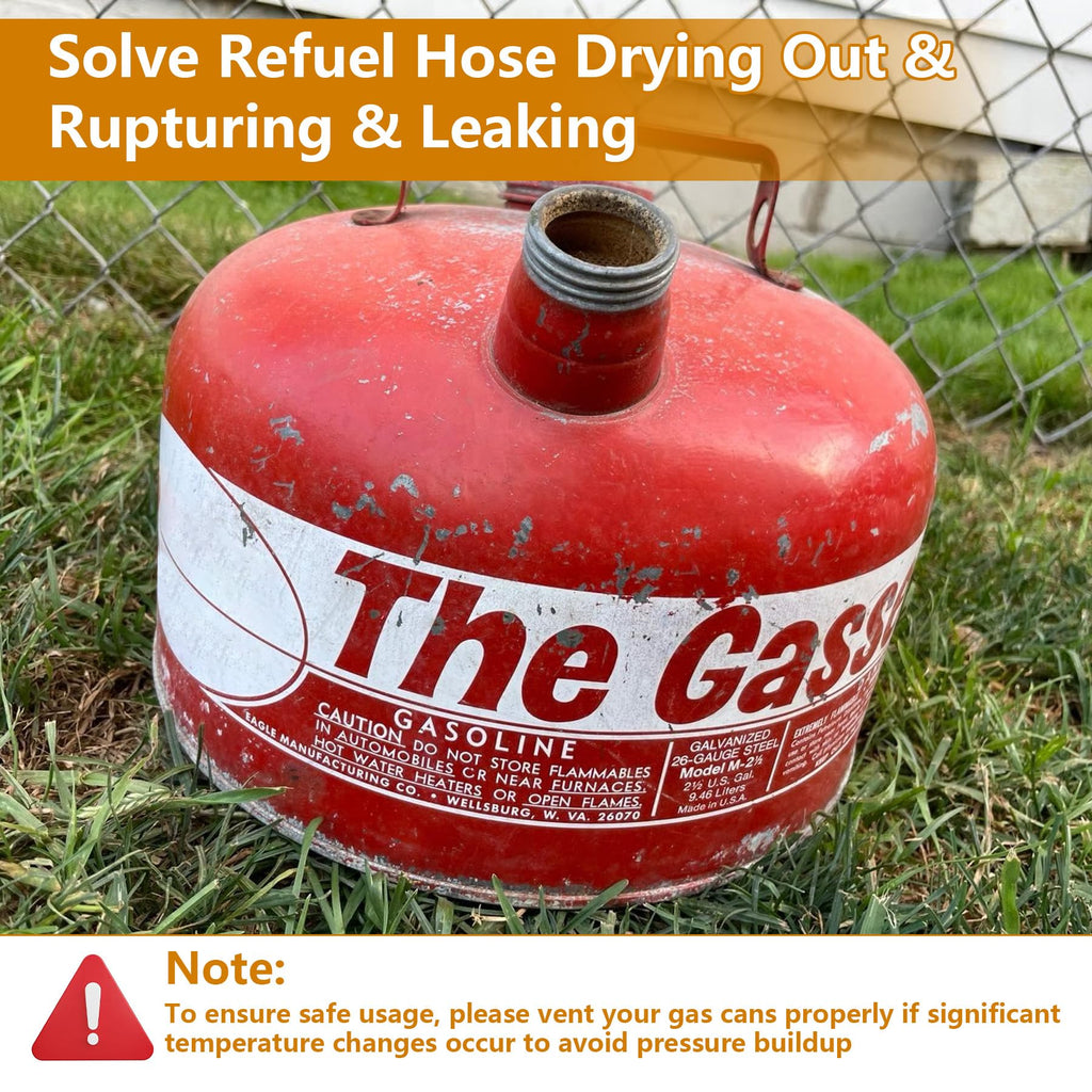 Gas Can Spout with Rubber Stopper F1481