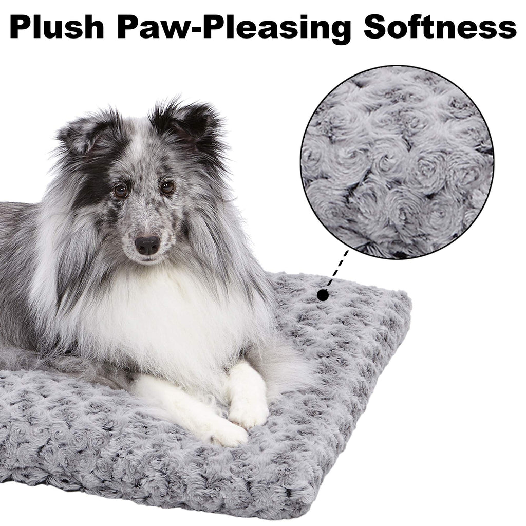 Gray Ombré Swirl Plush Pet Bed O306