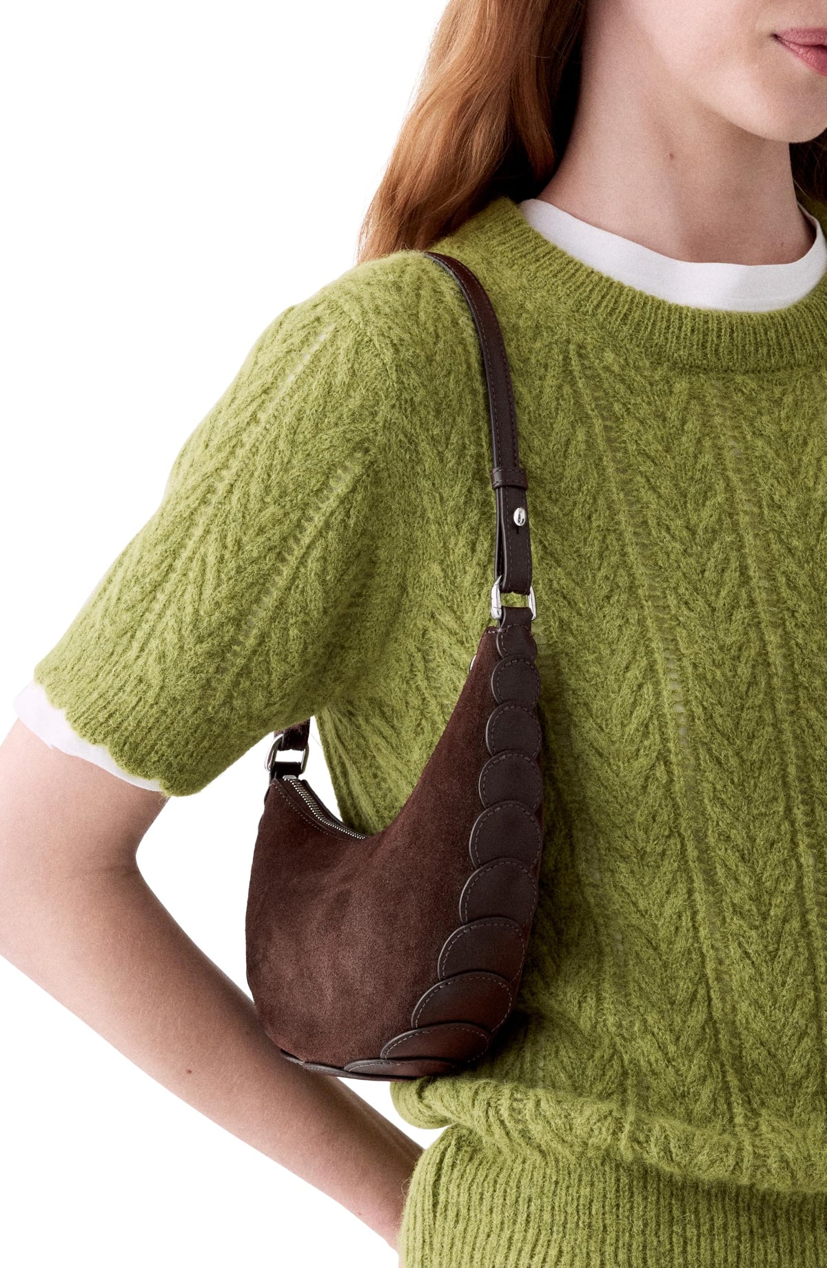 Suede Mini Shoulder Bag K6543