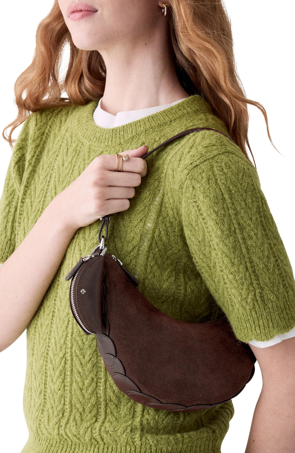 Suede Mini Shoulder Bag K6543