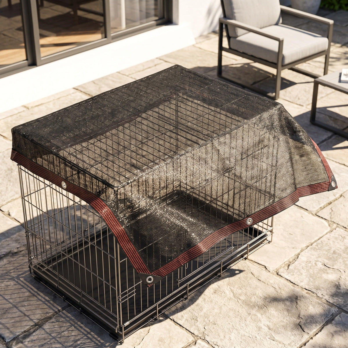 10x10ft Outdoor Dog Kennel Cover E39527
